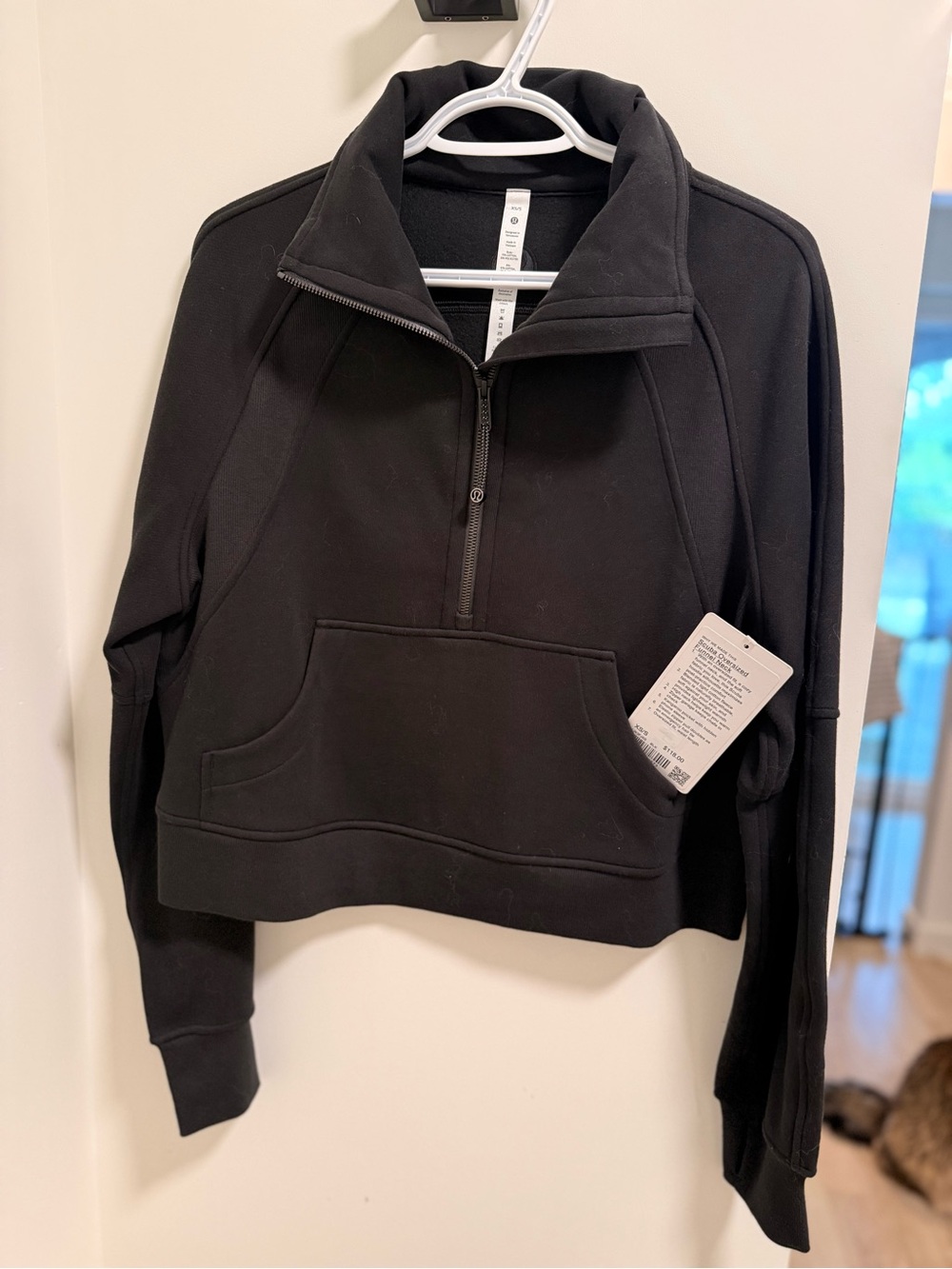 lululemon athletica Black Half-Zip Pullover Sweater
